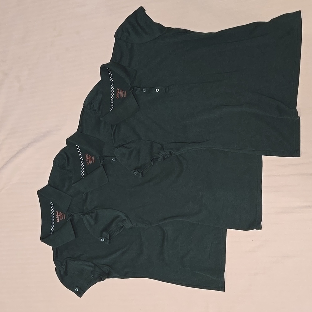 3 PCS Cat & Jack, Size Girls XXL, Like New, Forrest Green, Short Sleeve Polo